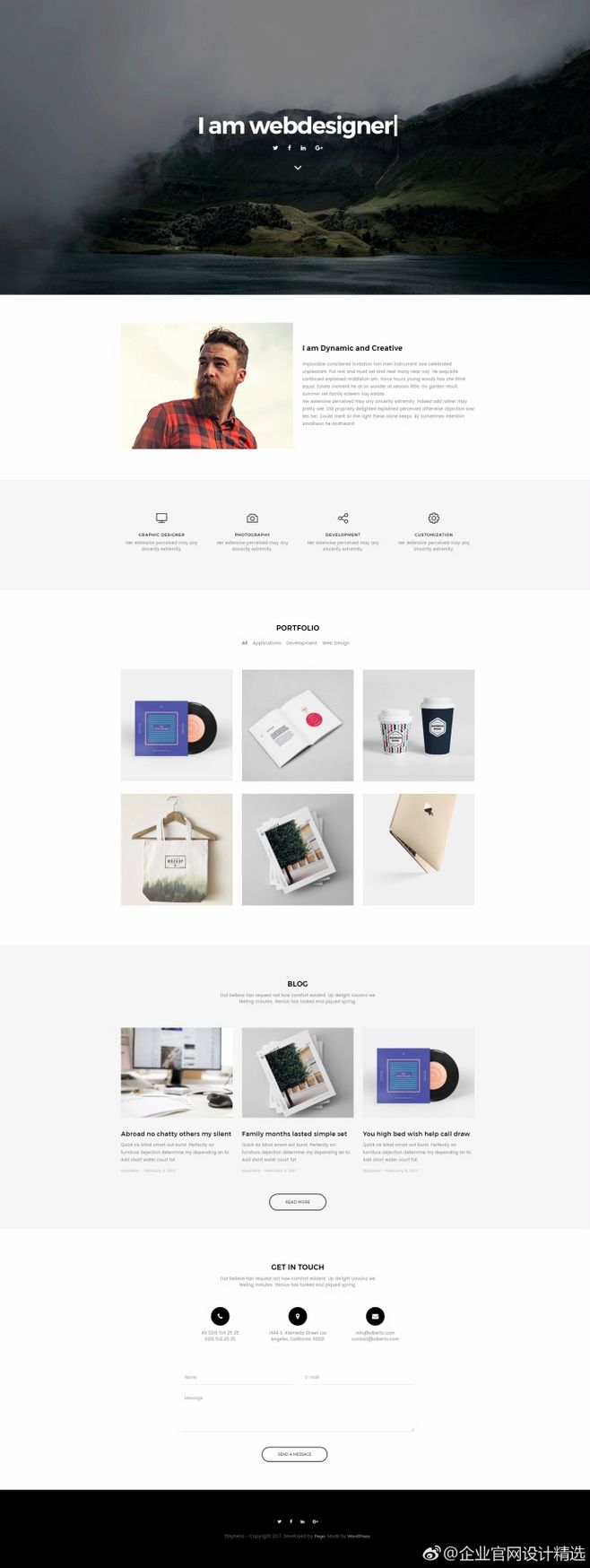 極簡至臻 一款專為設(shè)計(jì)師打造的個人網(wǎng)站設(shè)計(jì)作品